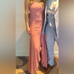 Pink formal dress used once